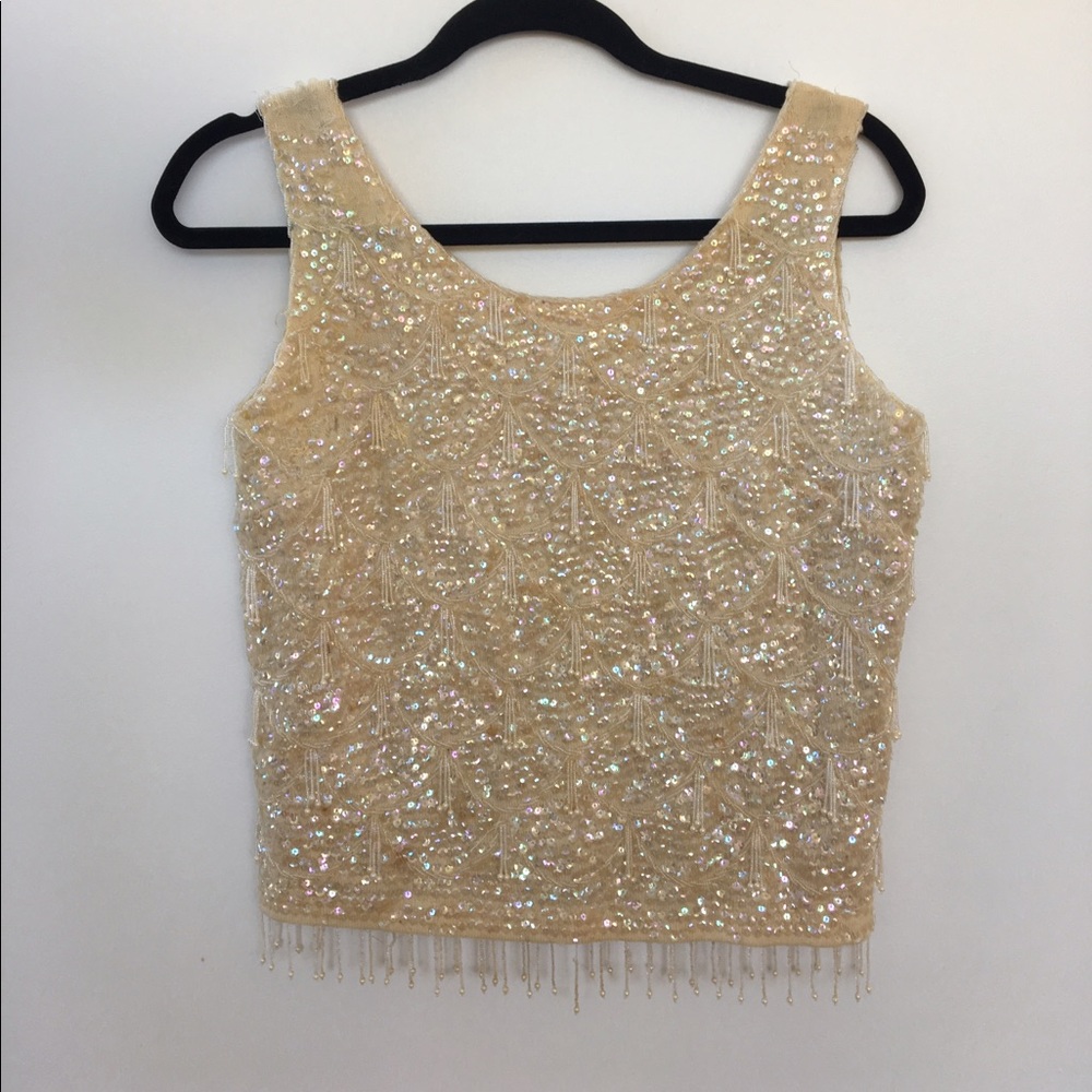 Vintage: sequin top