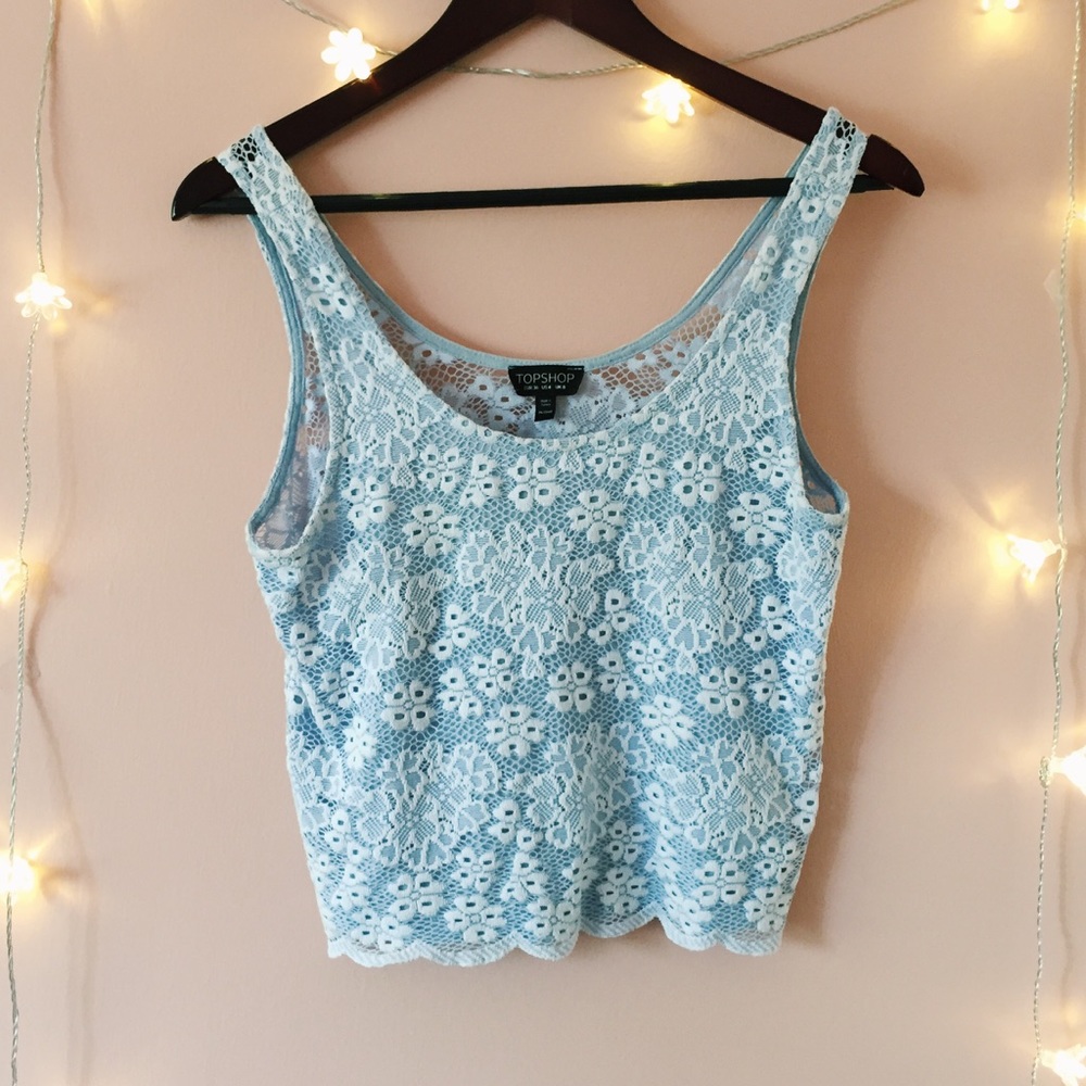 TOPSHOP floral tank