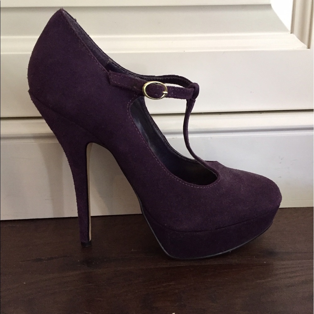 Steve Madden purple high heels size 7 1/2