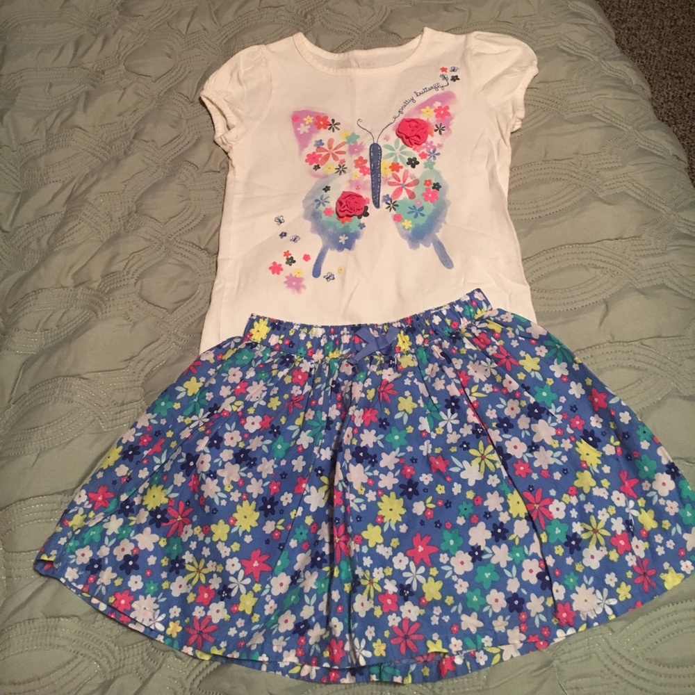 Cute matching top and skort