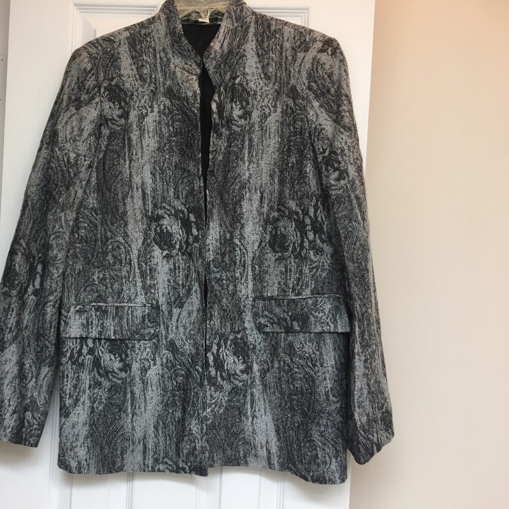 Gray & black jacket