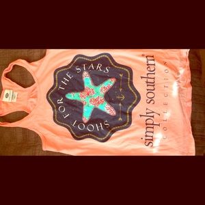 Simply southern tank top