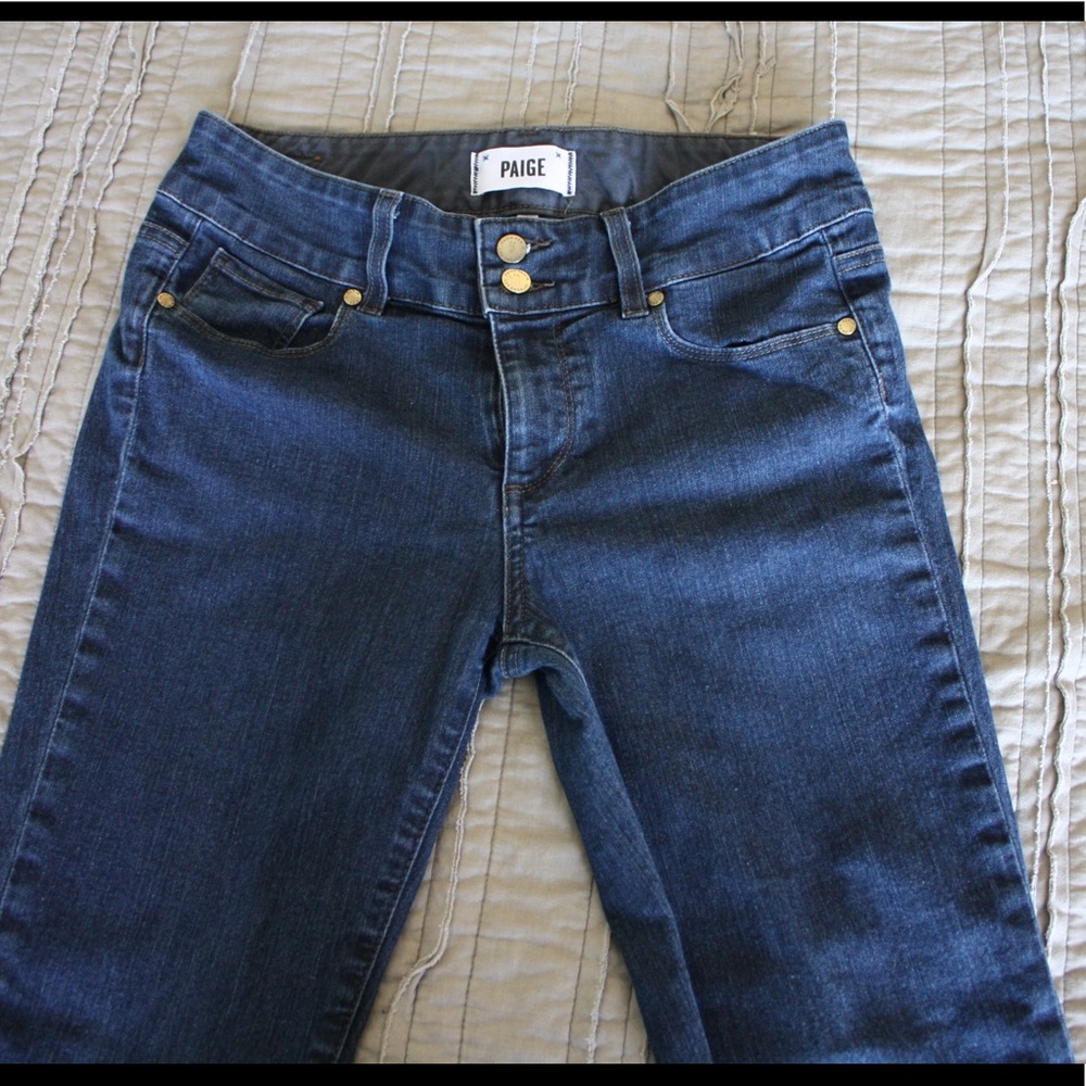 Paige straight leg jeans