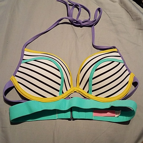 Victoria secret hottie halter bikini set 32B - Picture 2 of 3