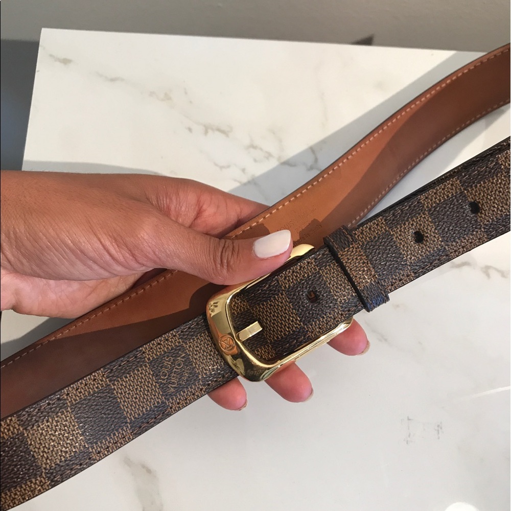Authentic Louis Vuitton Damier Woman's Belt