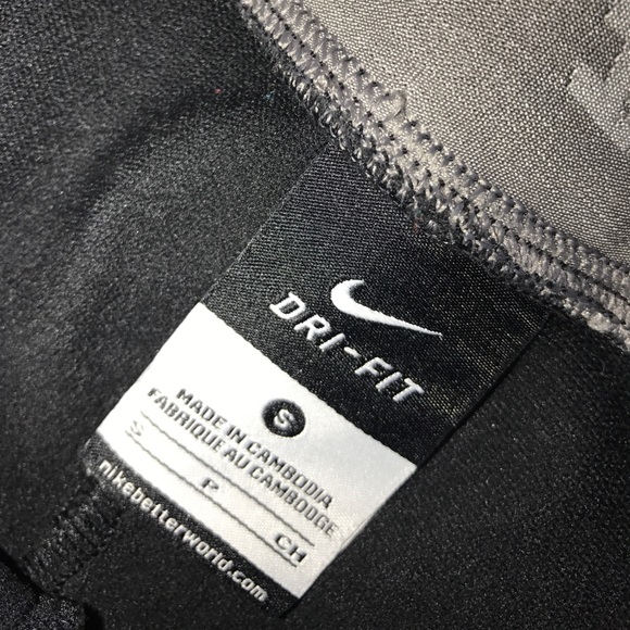 Nike Girls (S) Black Legging Athletic Pant 4025 - Picture 3 of 3