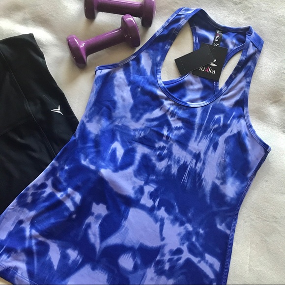 •Water Colors• Active Wear Tank by Lukka - Picture 3 of 4