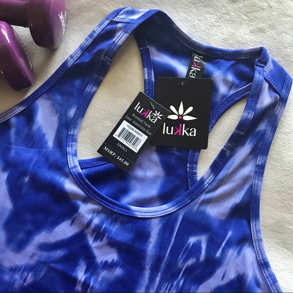 •Water Colors• Active Wear Tank by Lukka - Picture 4 of 4