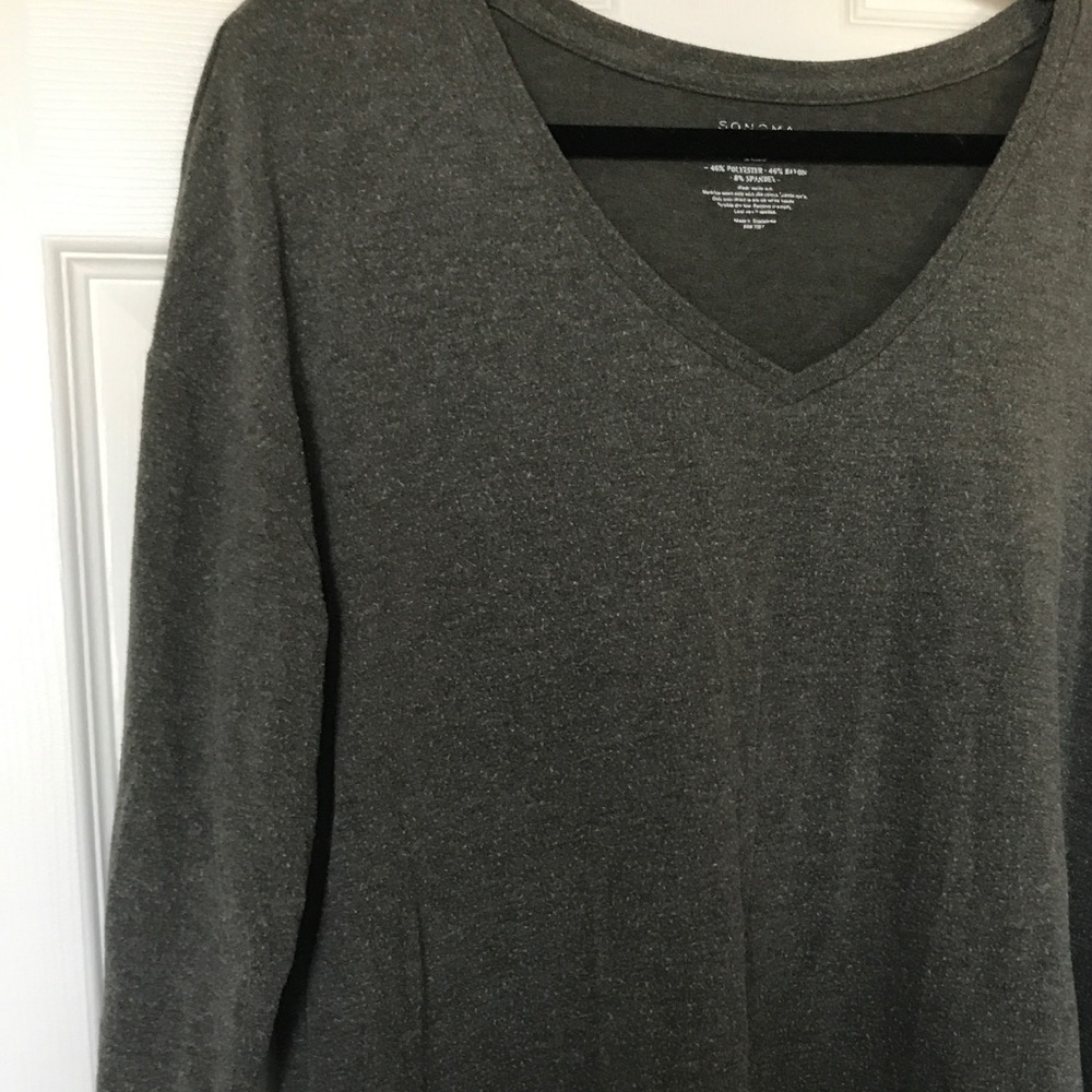 Olive green sweater top