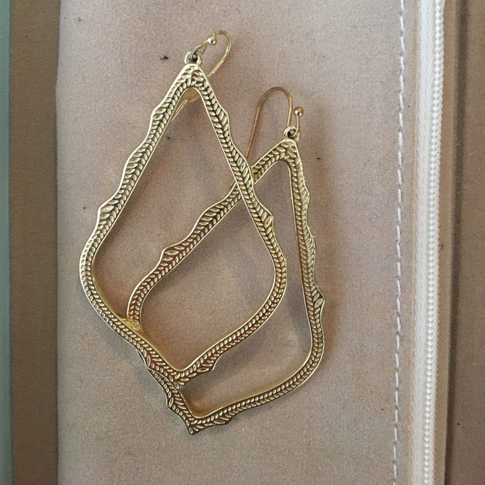 Kendra Scott Gold Sophee Drop Earrings