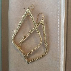 Kendra Scott Gold Sophee Drop Earrings