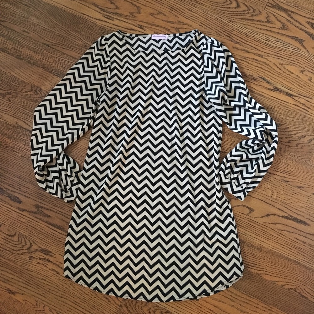 Impeccable Pig Chevron Dress!