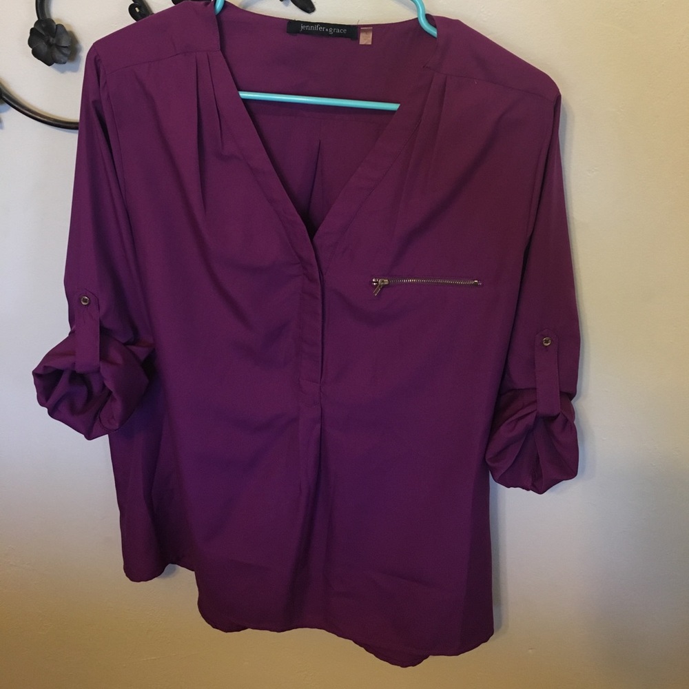 Purple blouse