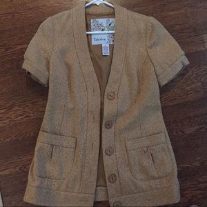 Anthropologie tweed blazer