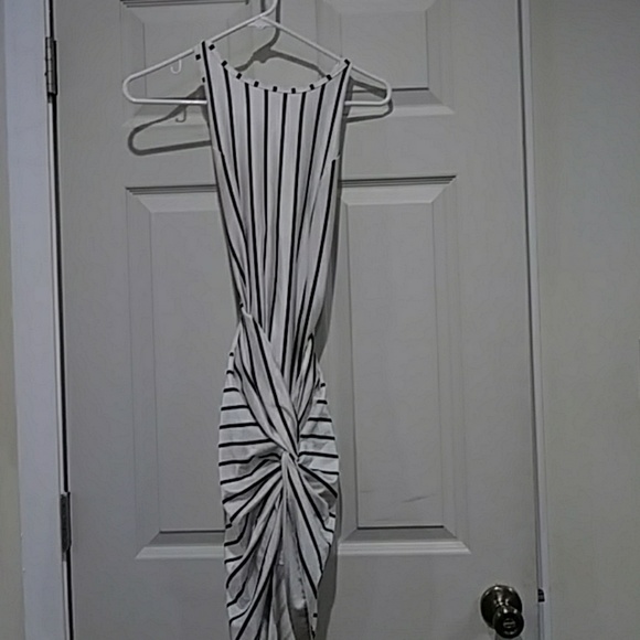 Pin Stripped High low dress - Picture 1 of 3