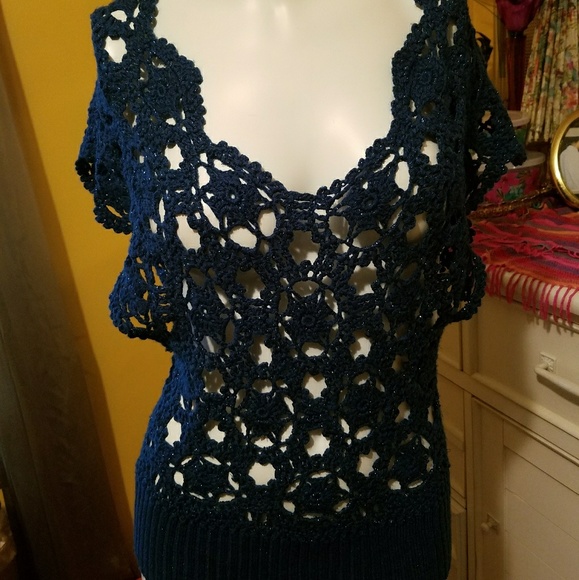 Tops - Beautiful Crochet Top- Romantic look