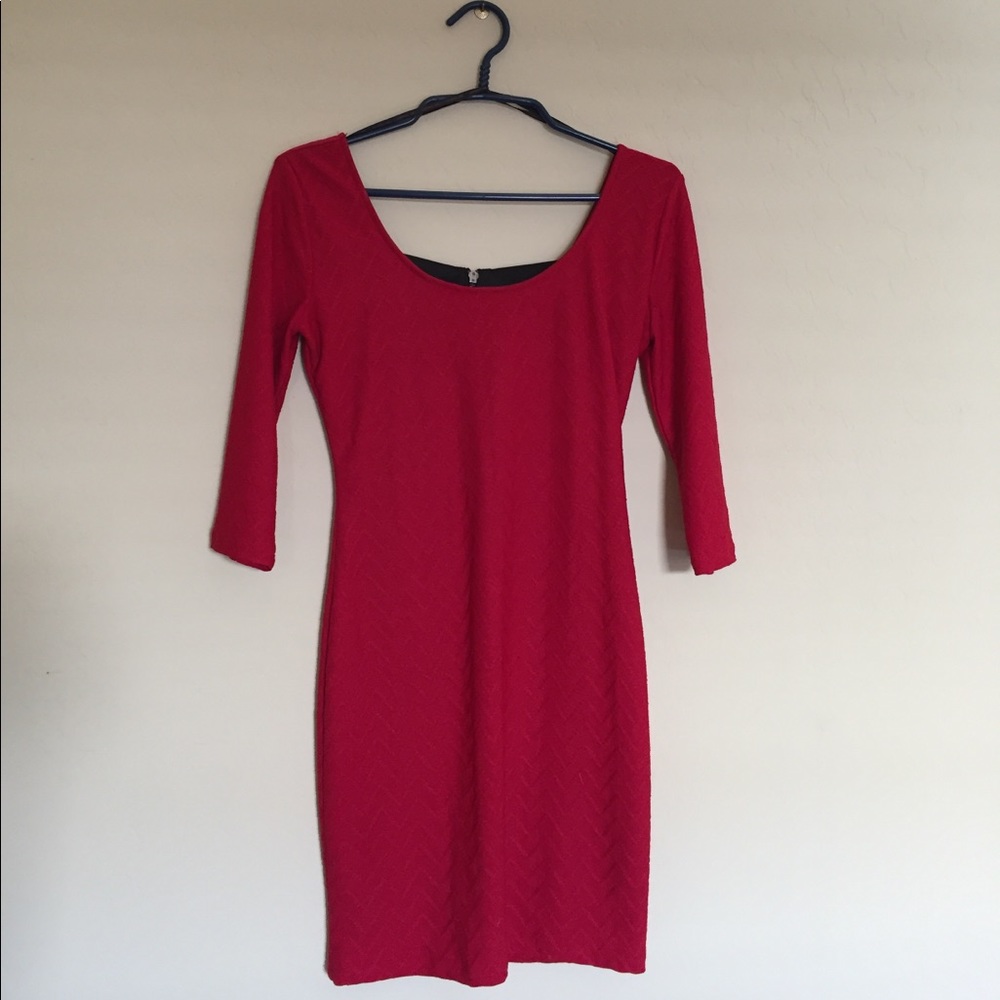 Material Girl Quarter Sleeve Dress