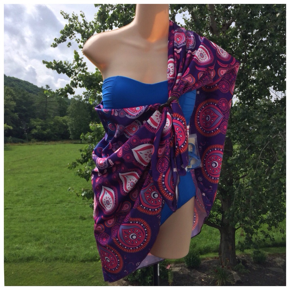 BeautiFuL Magenta PiNK VersatiLe Swim Cover Beach 56” Blanket