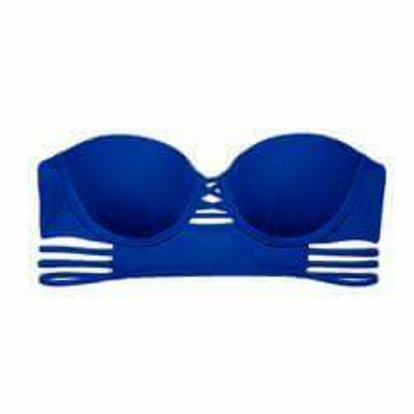 Victoria's secret midi Beach bandeau blue 32C - Picture 1 of 2