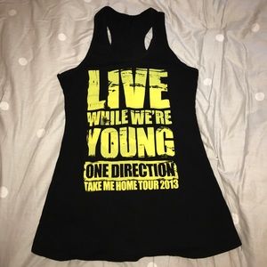 One Direction Black Tour Tank top