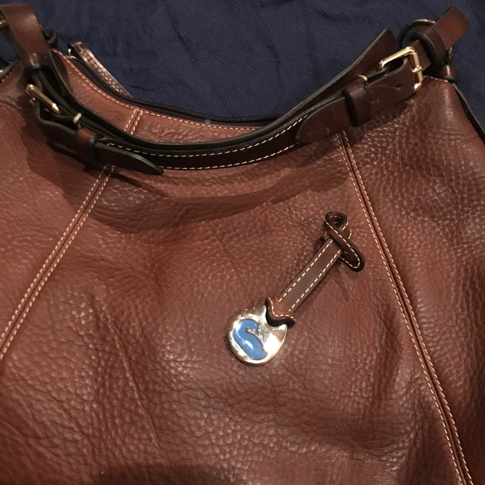 Dooney & Bourke Brown Leather Shoulder Bag