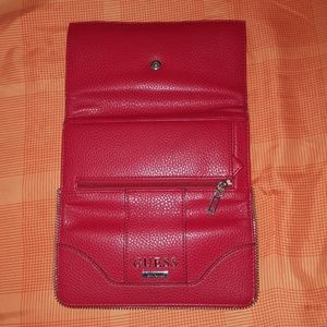 Red Guess wallet