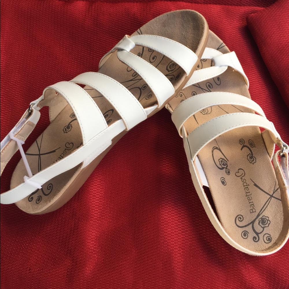 Bare traps most comfortable sandals ever. White