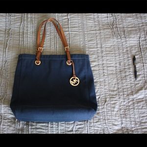 Michael Kors fabric tote