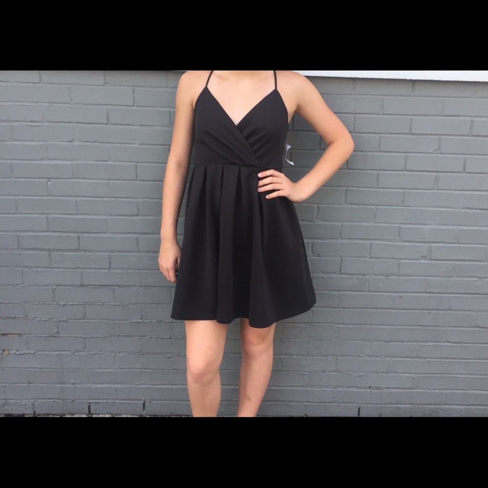 Simple black dress