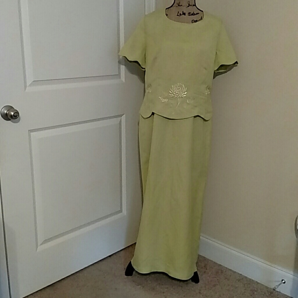Lime Green AGB Dress