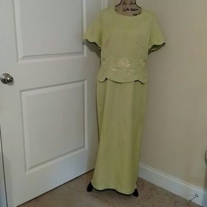 Lime Green AGB Dress