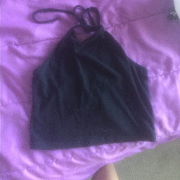 black brandy halter top - Picture 1 of 1