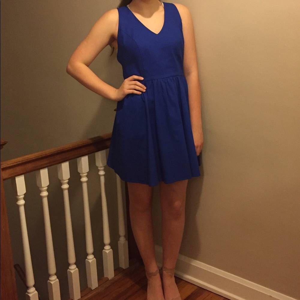 Royal blue Lauren James dress