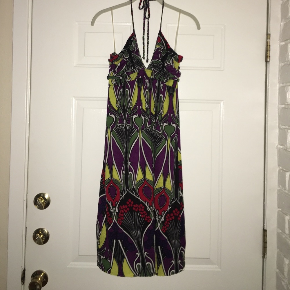 Auth T-Bags Halter Dress Sz. XS