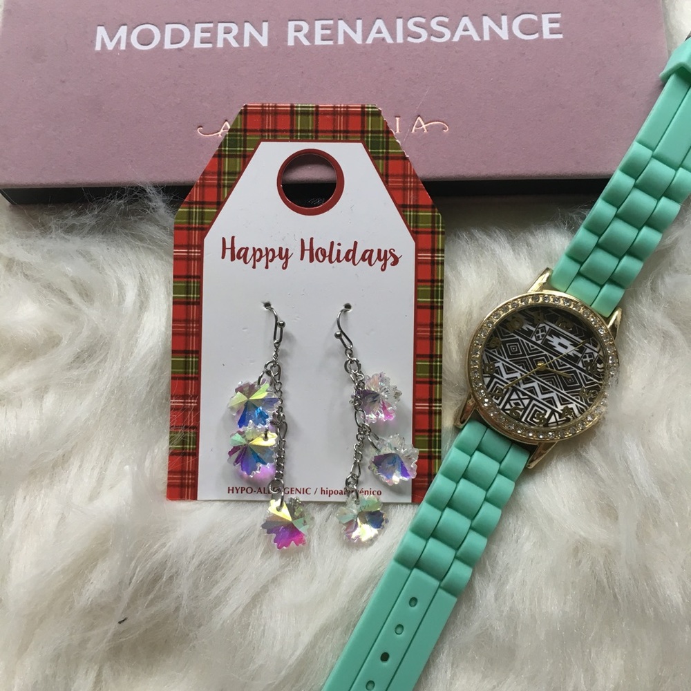Snowflake earrings