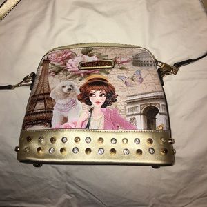 Woman Paris theme bag