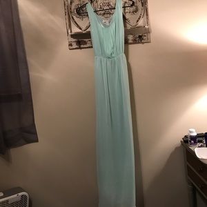 Turquoise maxi dress