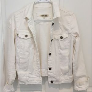 White denim jacket size small