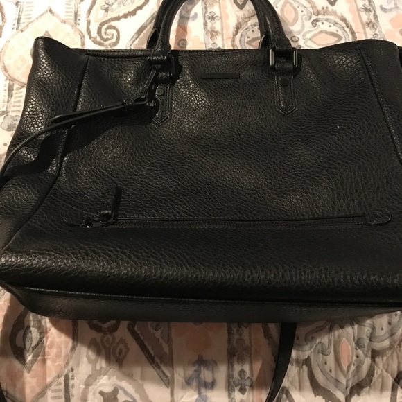 armani exchange leather bag