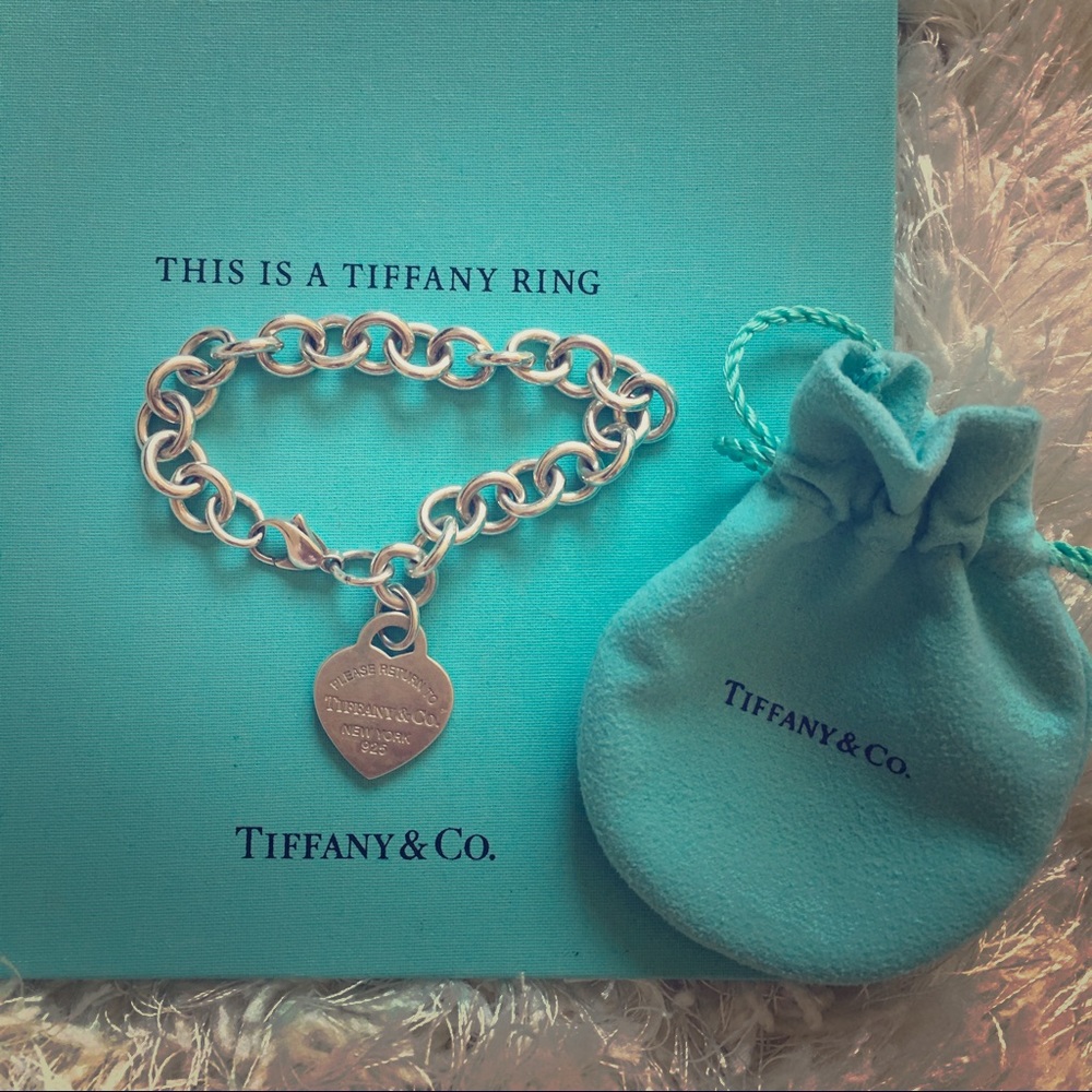 Tiffany & Co. Heart Tag Charm Bracelet