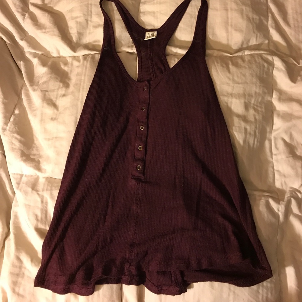Maroon tank top