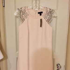 Jcrew dress with lace cap sleeve