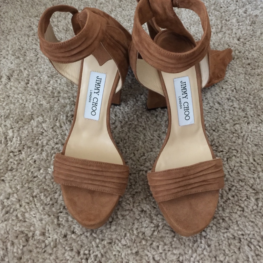 SOLD! Jimmy Choo Kaytrin Ankle Tie Heels