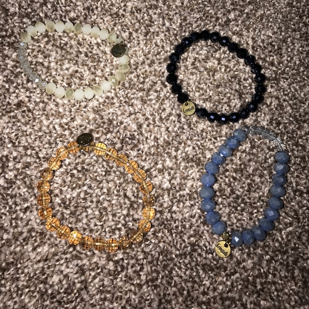 All 4 Emerish bracelets