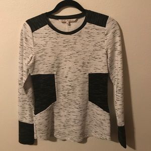 Rachel Roy "Marbled" Black & White atop