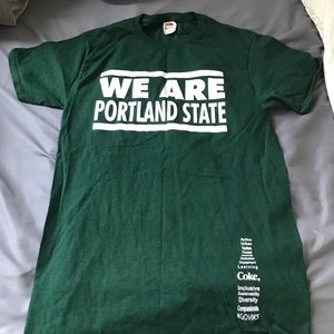MUST GO! Portland State University T-shirt NWOT