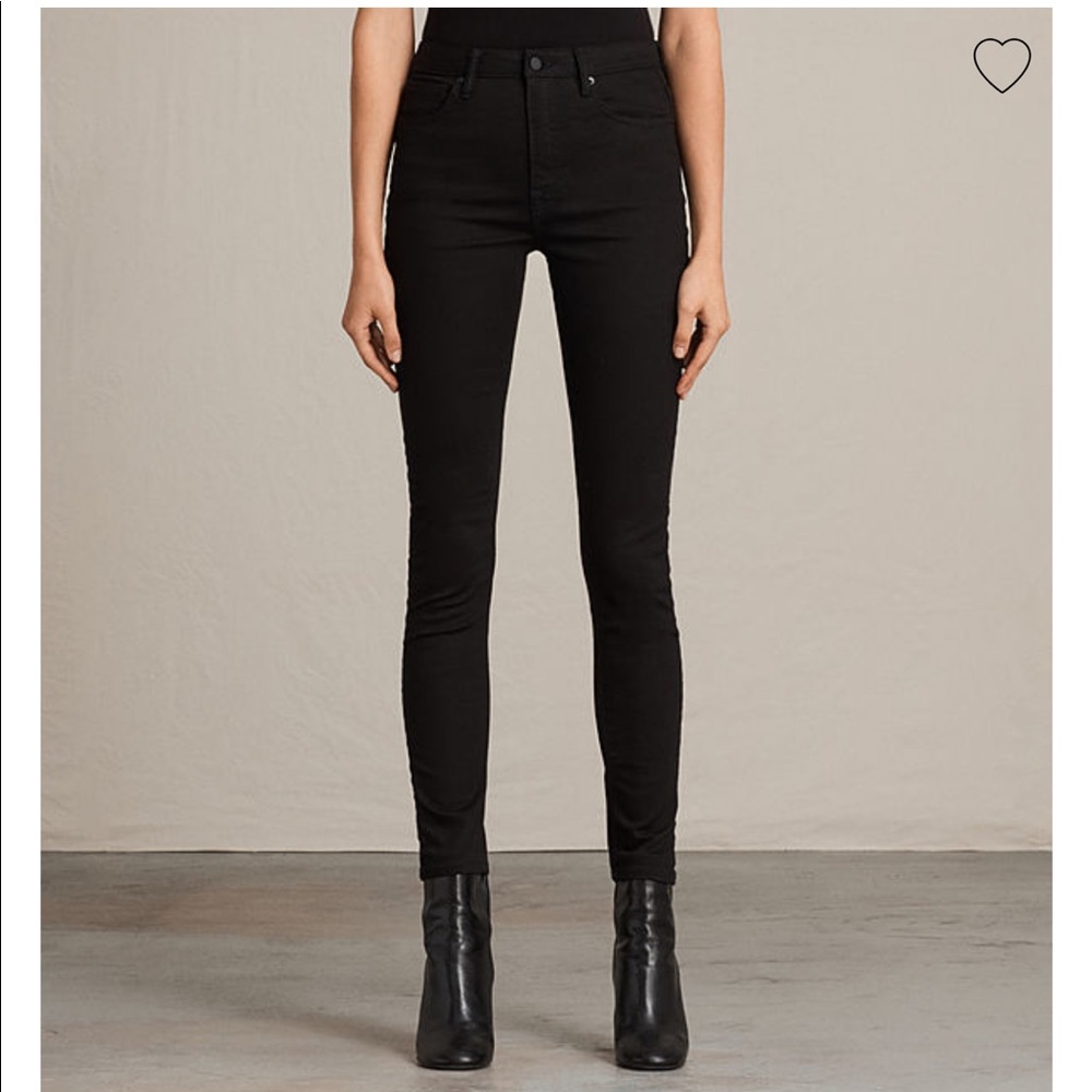 ALL SAINTS STILTS DENIM SZ 26