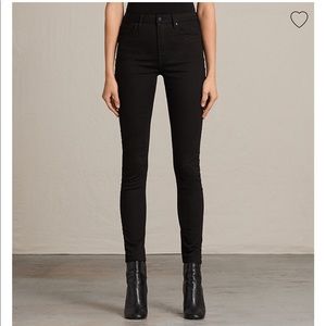 ALL SAINTS STILTS DENIM SZ 26