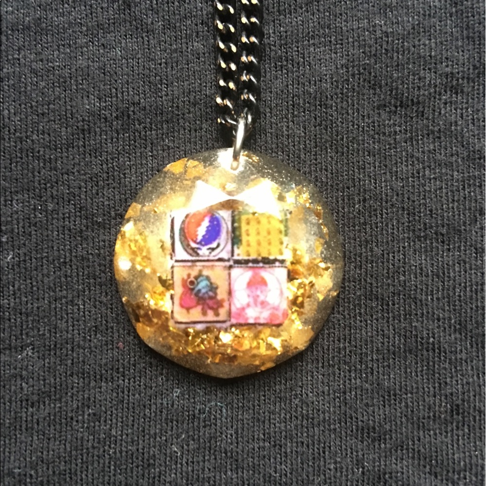 Blotter art pendant
