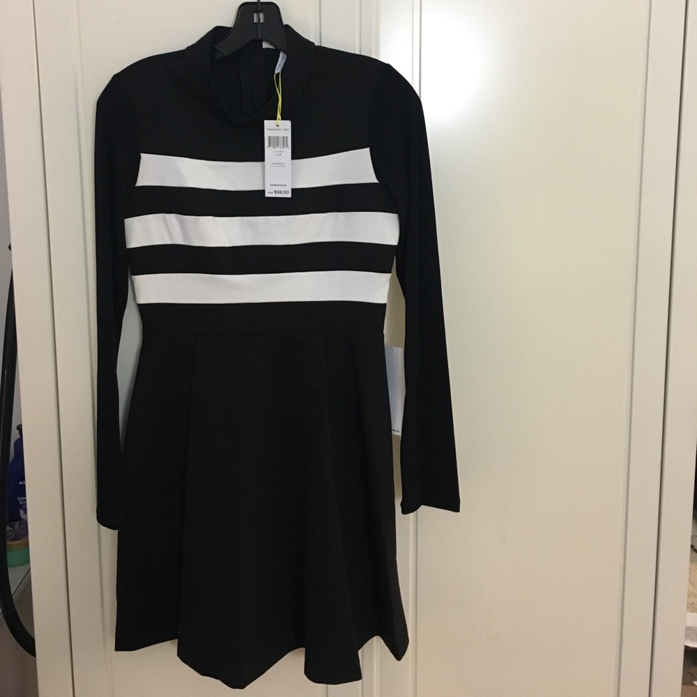 BCBGeneration Black Long Sleeve Dress